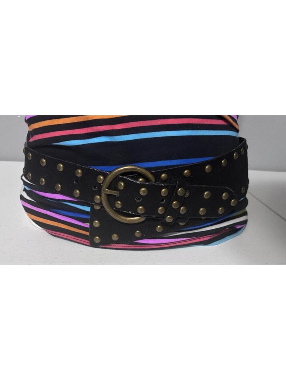 No Boundaries Y2K Black Belt  Small Medium